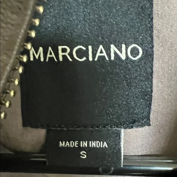 Marciano Women's Kiara Burgundy Leather Jacket - Picture 4 of 9